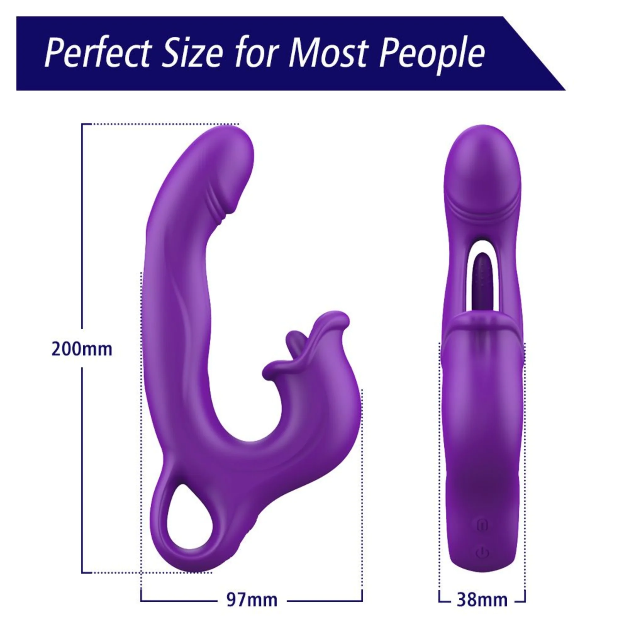 Amelia Flapping Vibrator with Licking Tongue - Image 16