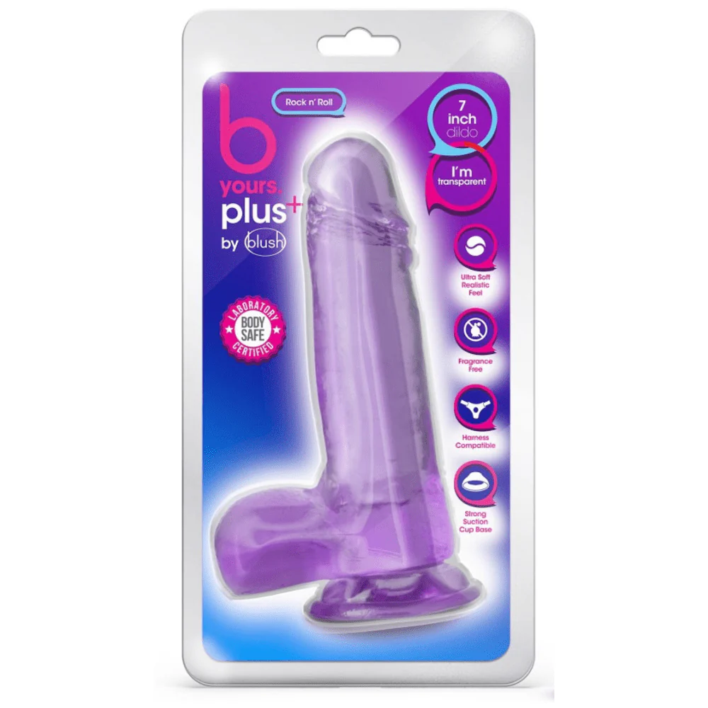 Colorful Realistic Dildo with Balls 7.25 Inch - Image 6