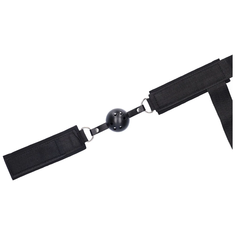 Bondage Restraints with Ball Gag and Cuffs - Image 7