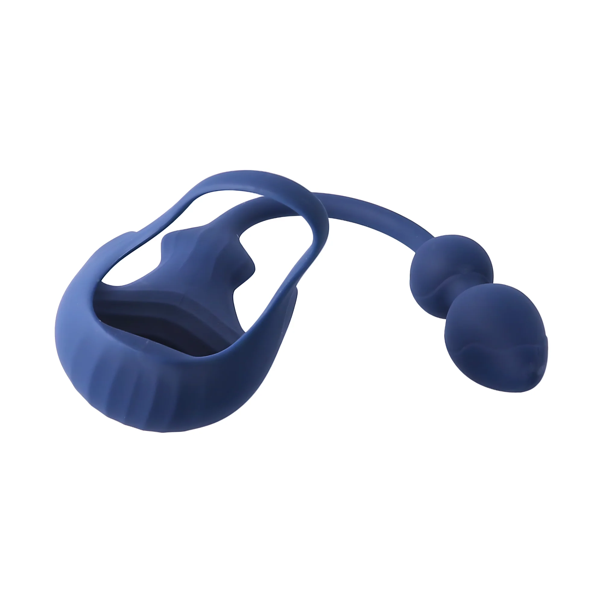 Cock Ring with Ball Cage and Anal Plug - Hugs Your Balls With Vibrations & Targets Your P-Spot! - Image 13