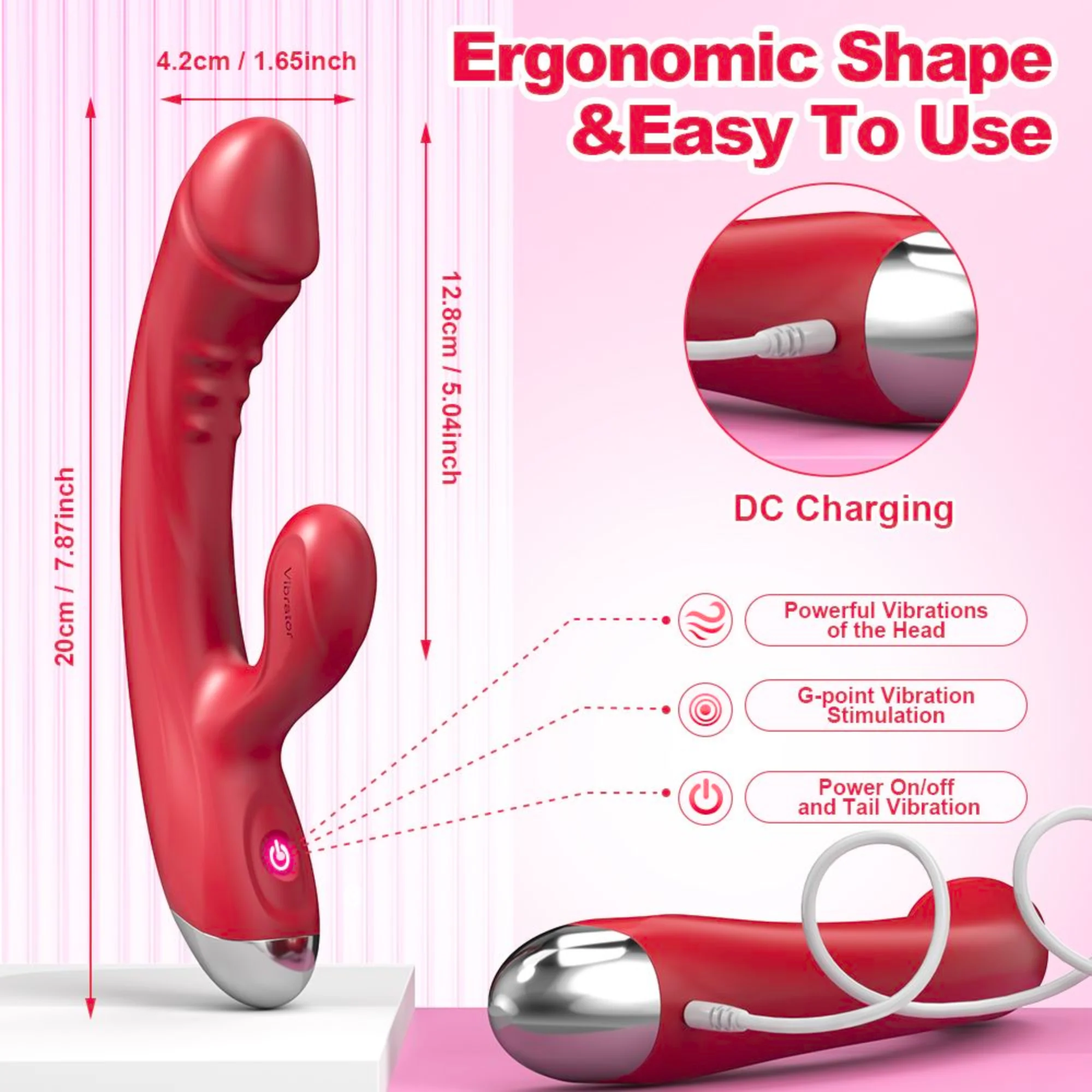 The Hop To It Rabbit Vibrator - Raised Bumps Massage Your G-Spot With Every Thrust! - Image 12