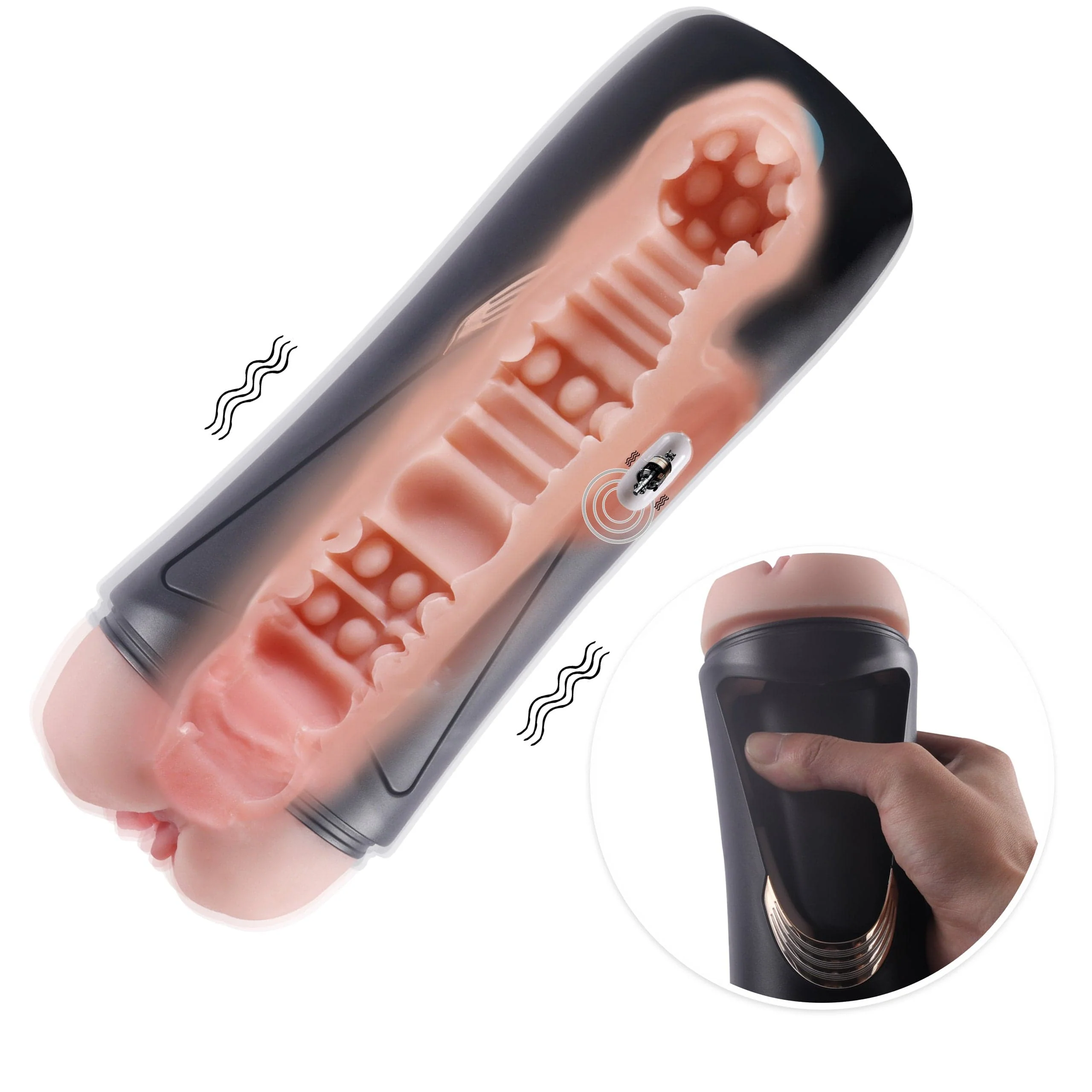 Evne Moaning Endurance Training Stroker - Image 2