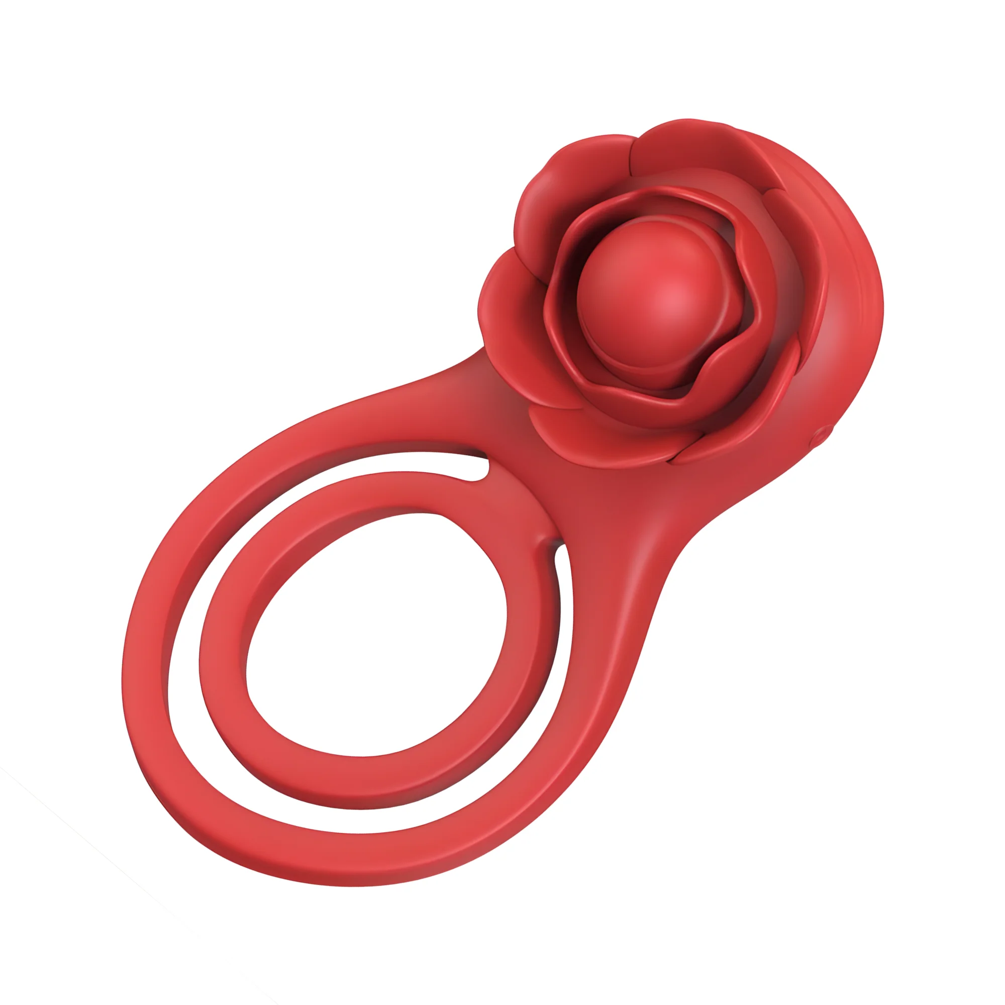 Flower Double C-Ring - Clit Stimulation For Her & Enhanced Erections For You! - Image 3