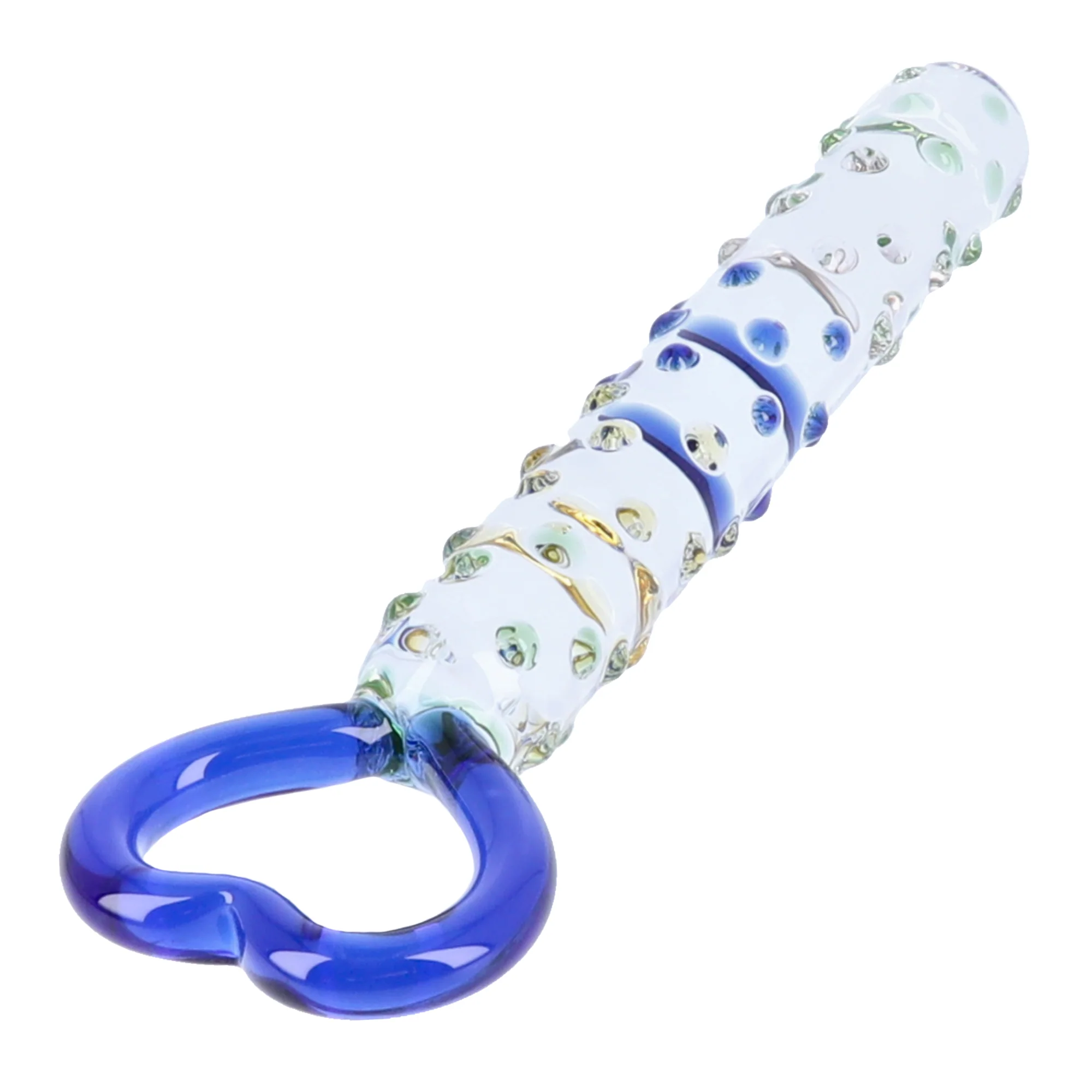 Crystal Glass Dildo With Heart Handle - Image 3