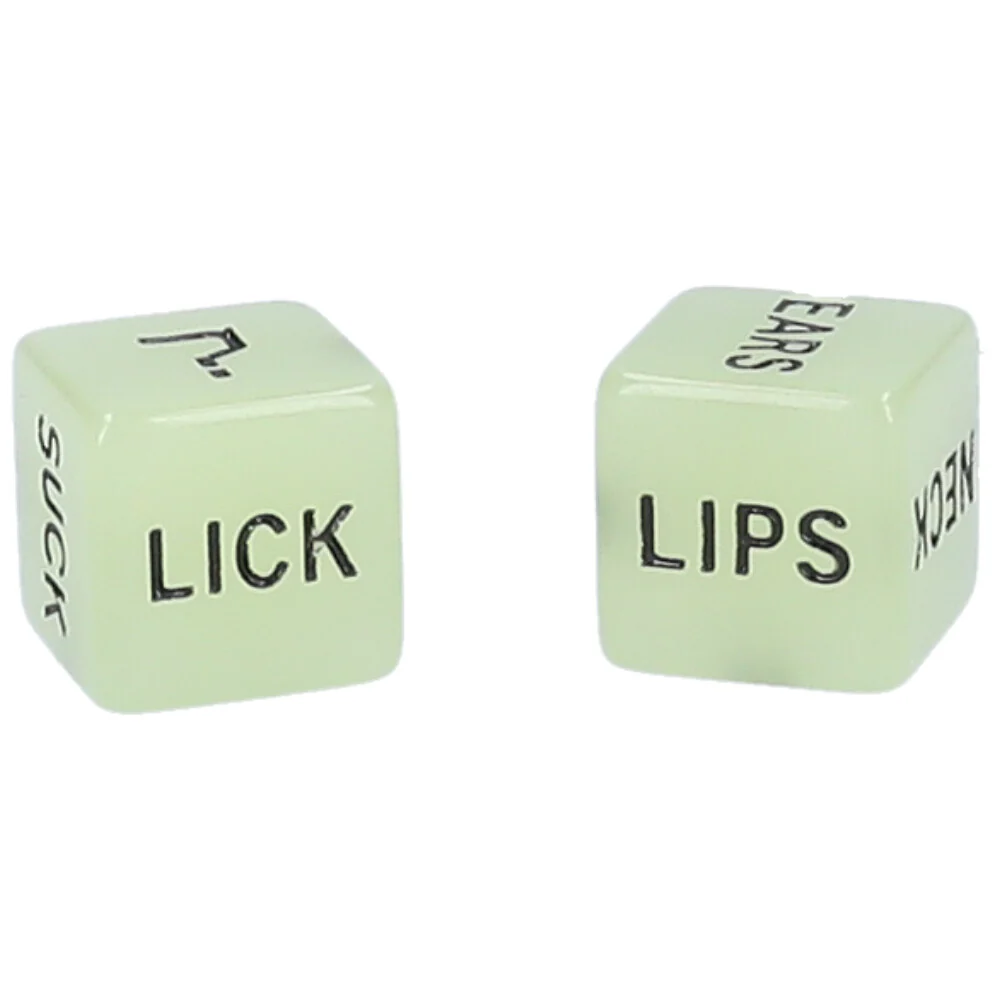 Glow-in-the-Dark Foreplay Dice
