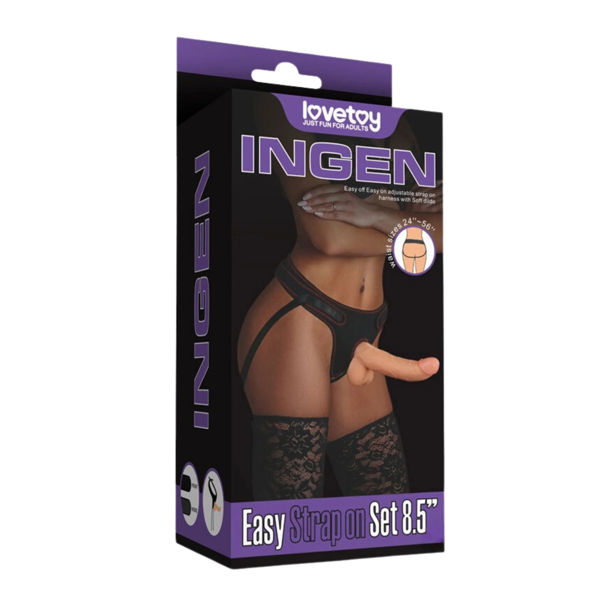 8.5 Inch Easy Strap-on Set