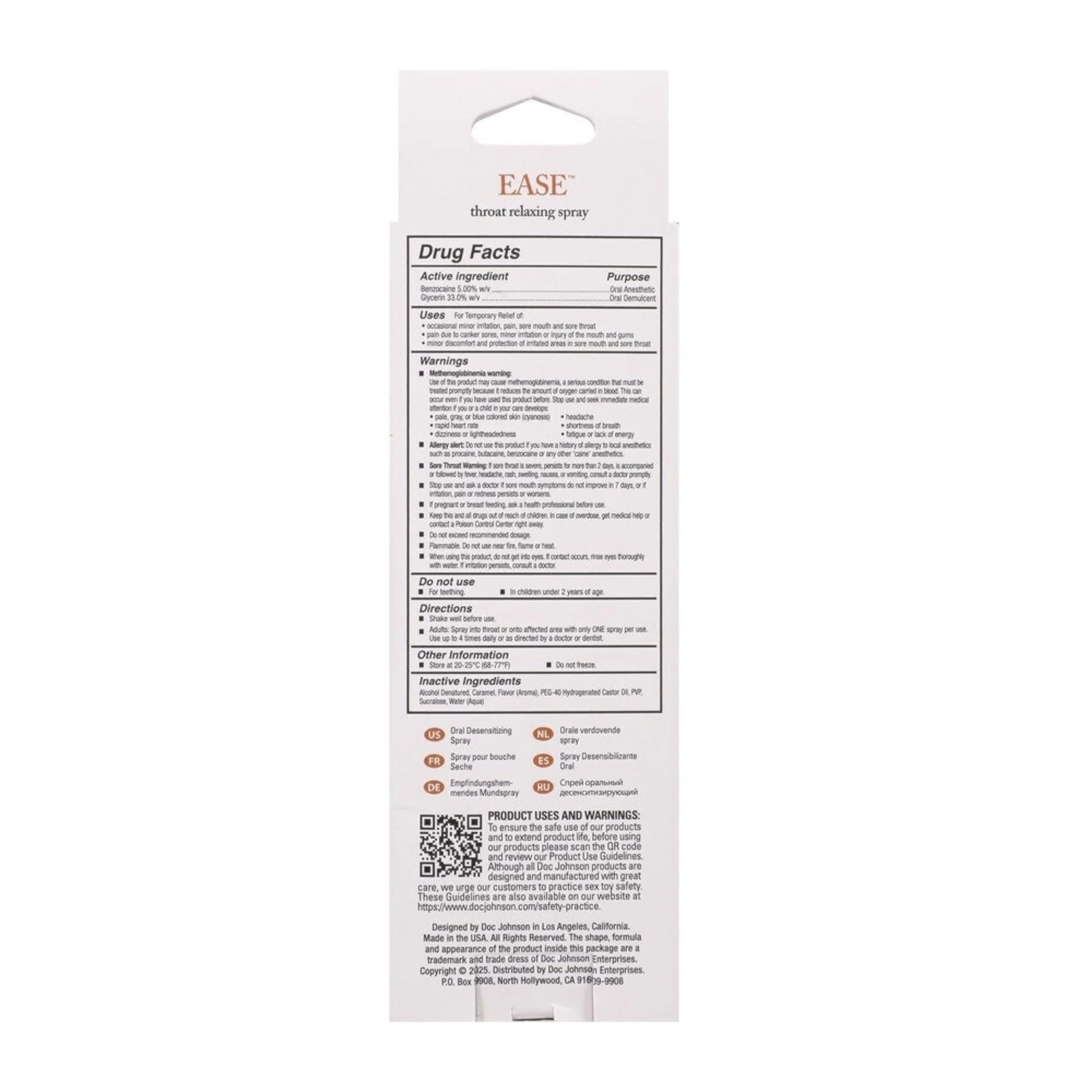 Intimate Enhancements Ease Throat Relaxing Spray - Image 3