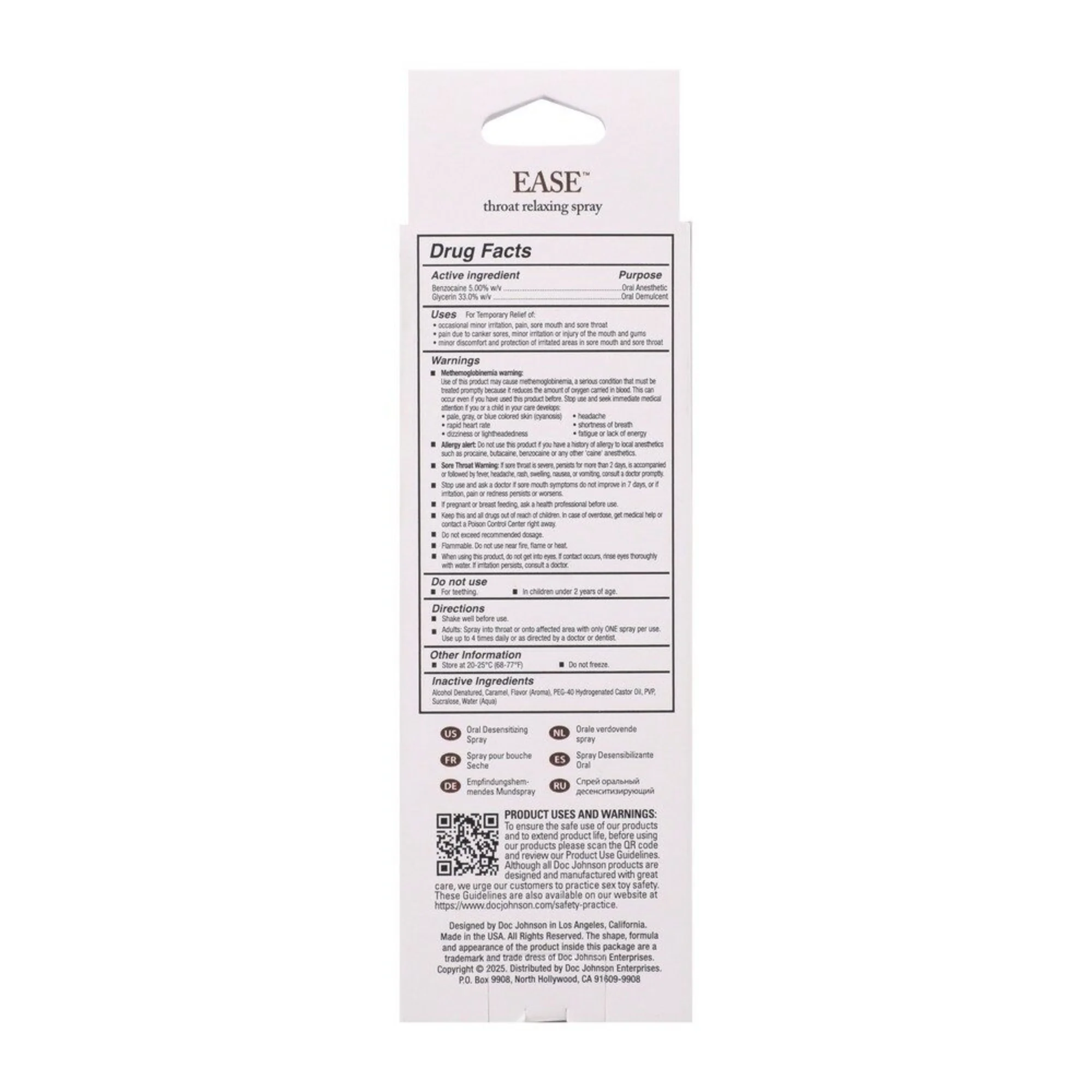 Intimate Enhancements Ease Throat Relaxing Spray - Image 9