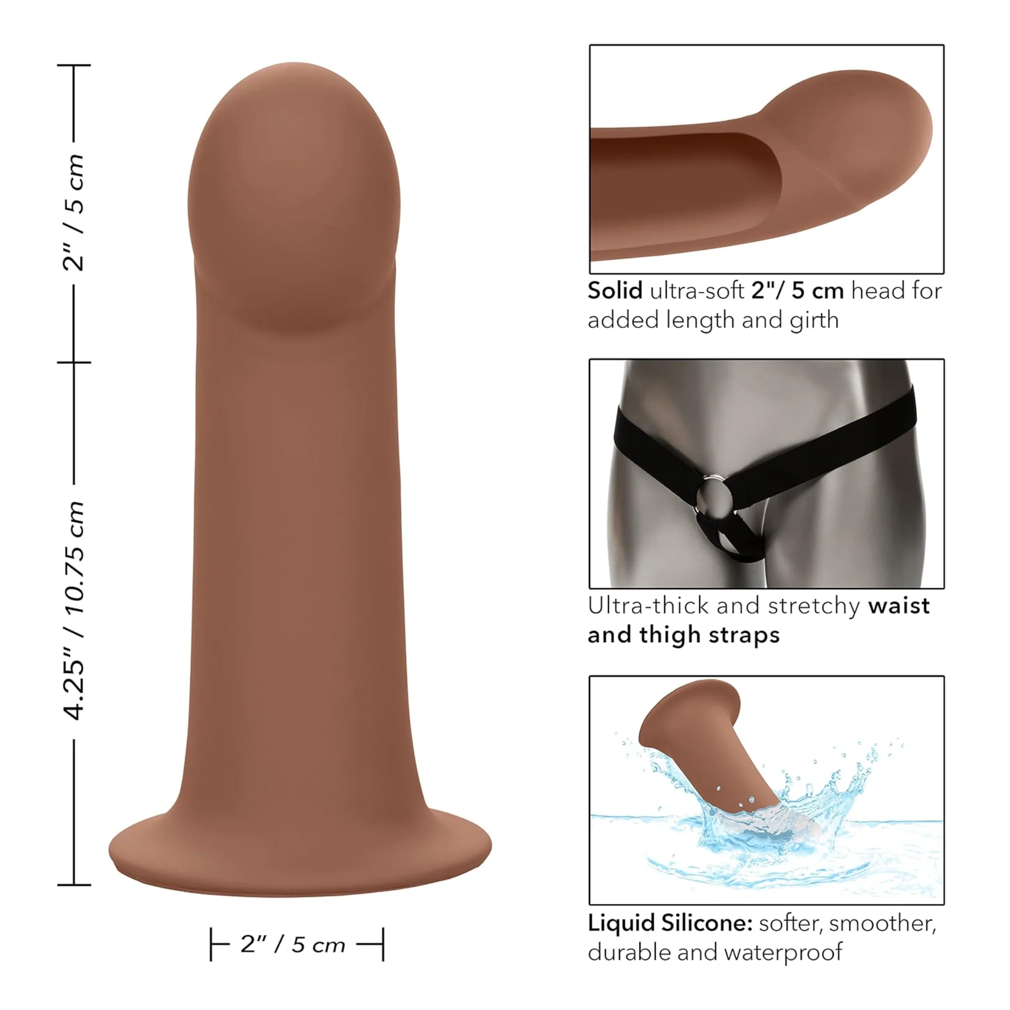 Performance Maxx Smooth Extension with Harness - Manage E.D. with 2 Extra Inches at the Tip! - Image 9
