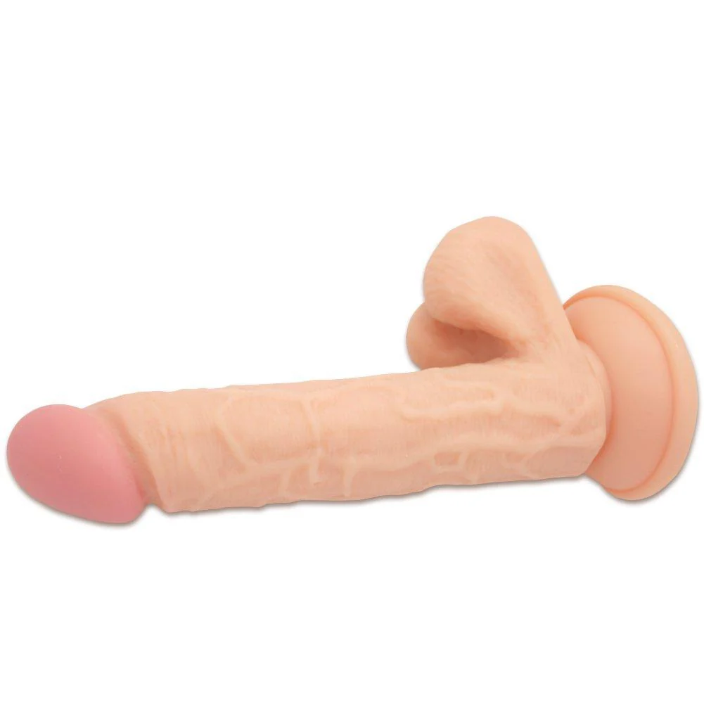Realistic 8.5 Inch Vibrating Suction Cup Dildo - Image 4