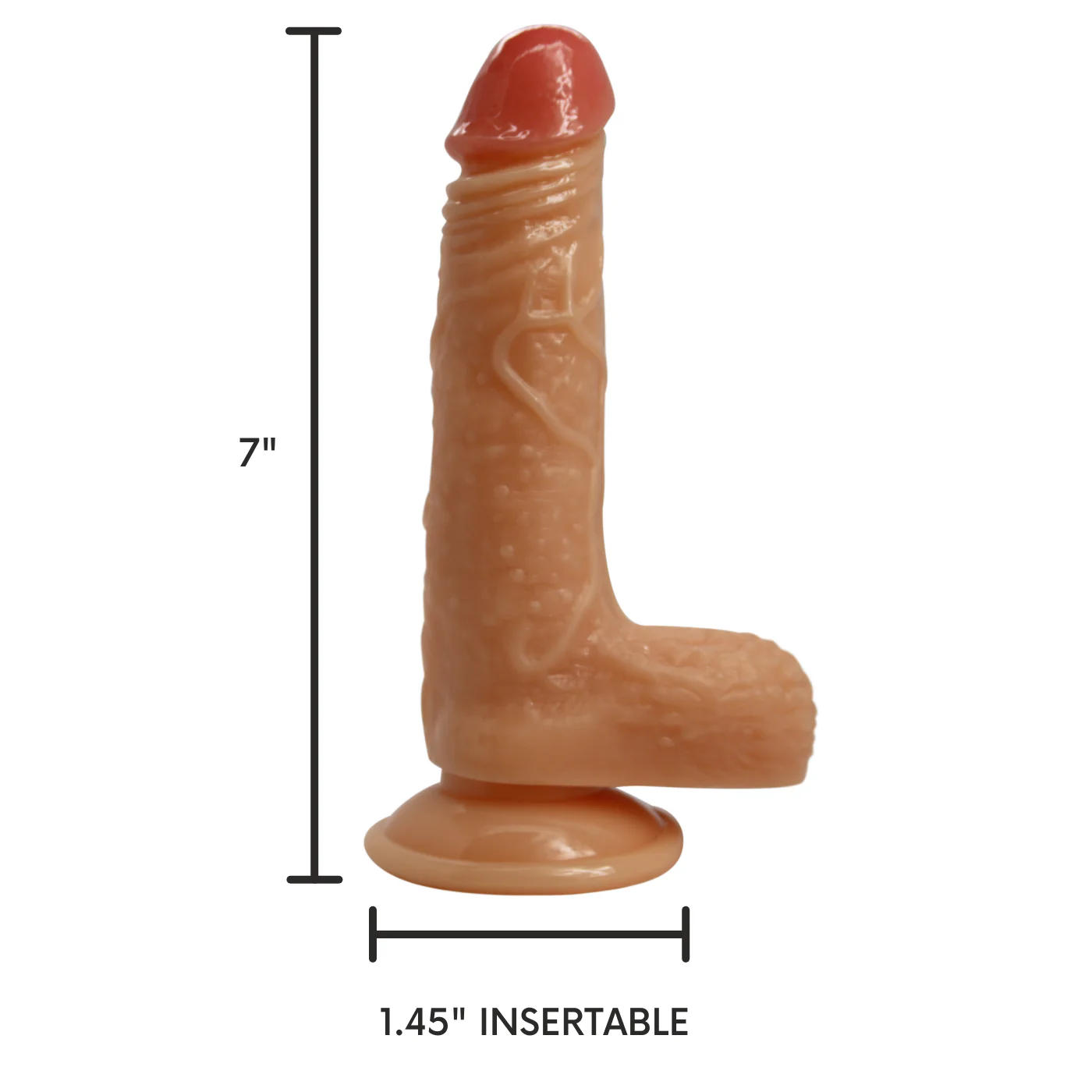 7 Inch Ultra Realistic Dildo - Image 3