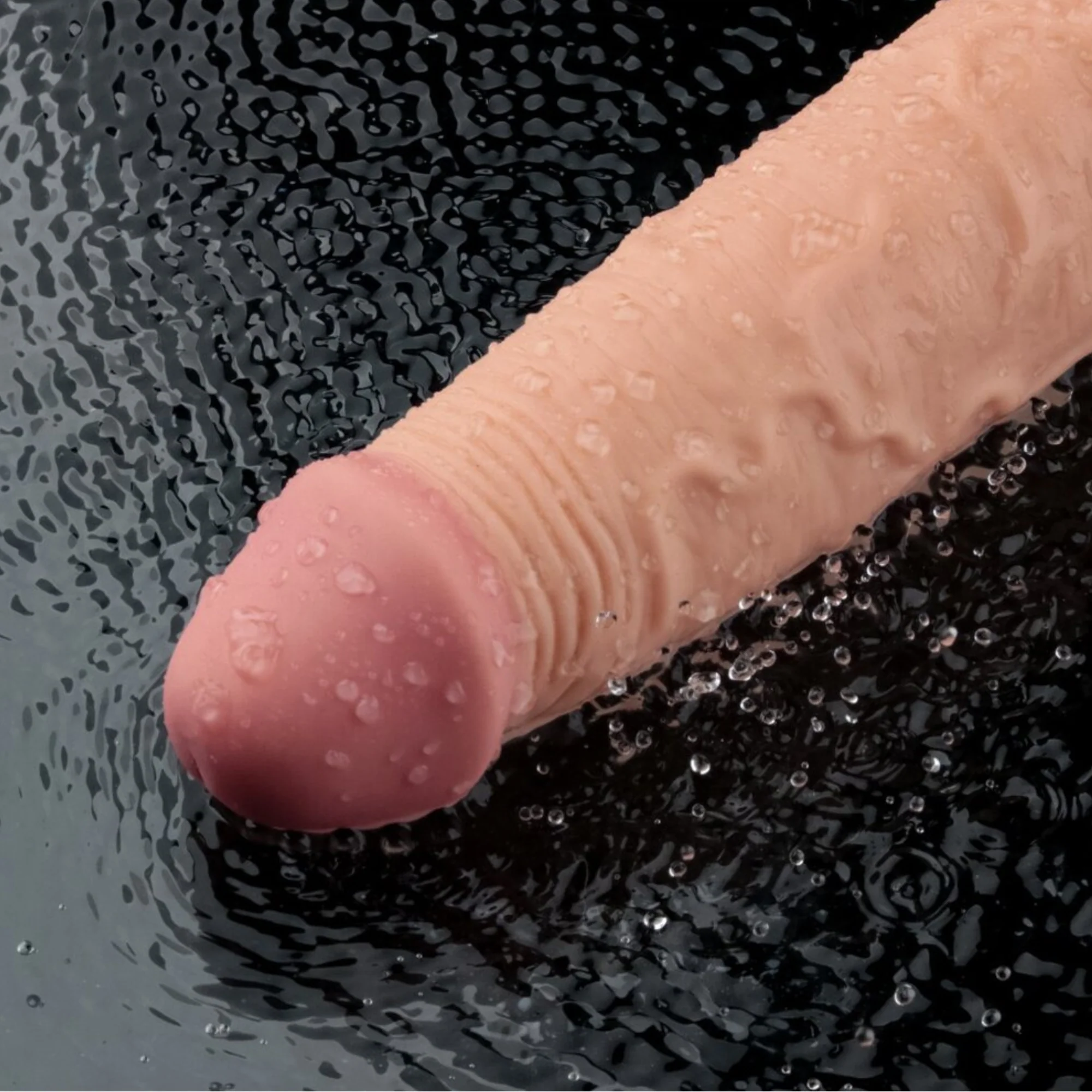 9.5" Realistic Waterproof Dildo Vibe - Feel This Girthy Shaft Fill You With Intense Vibrations! - Image 5