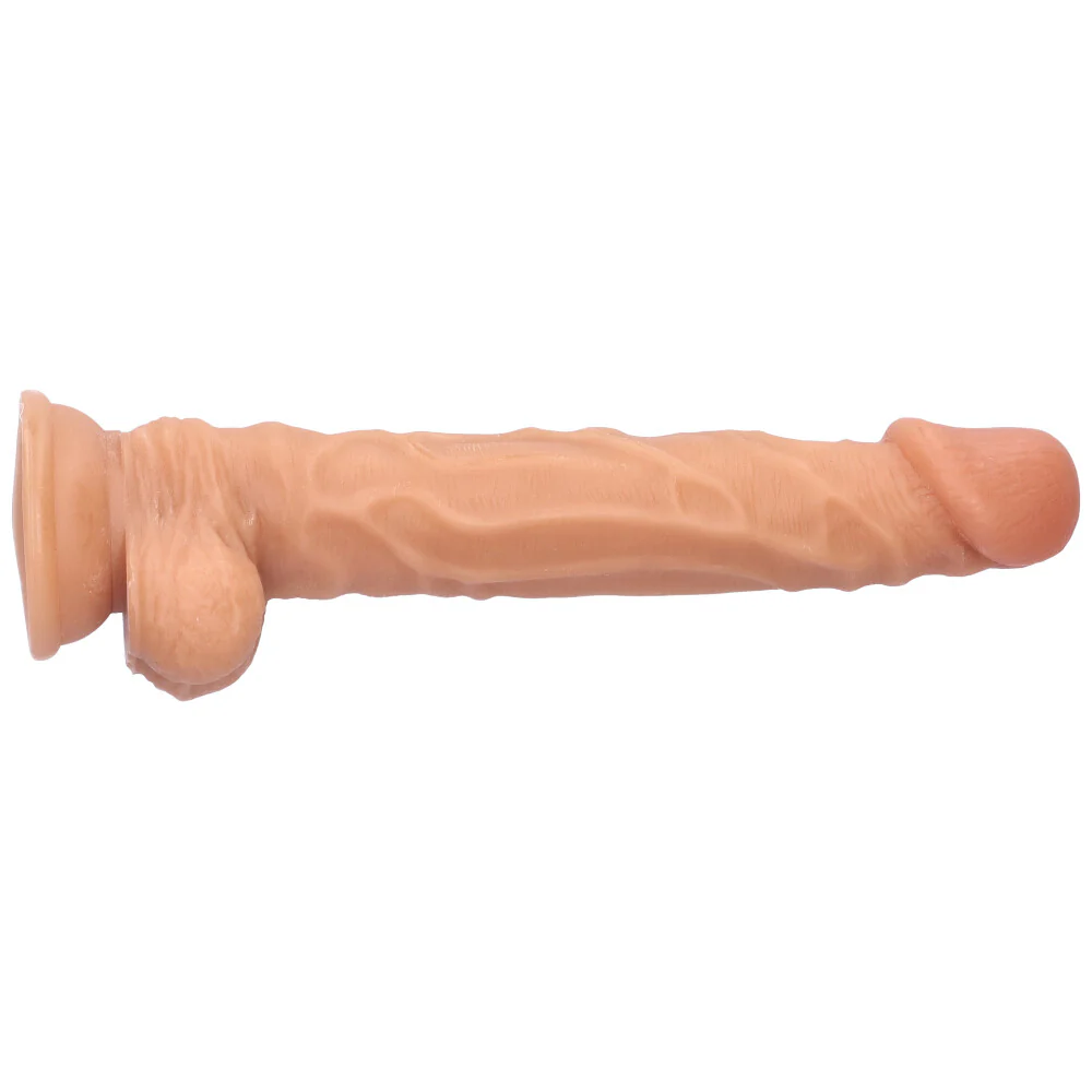 9 Inch Long Real Skin Hands-Free Dildo - Image 2