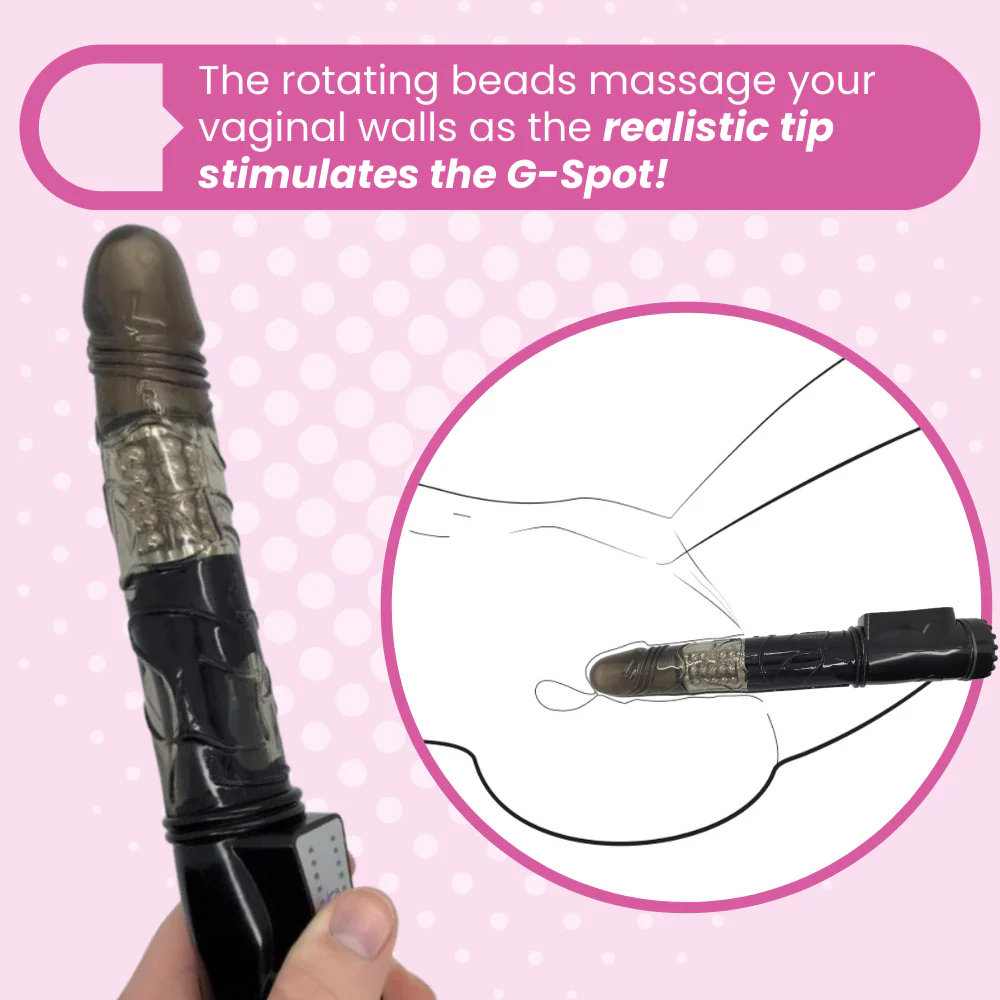 Veined Rotating Dildo - Image 7