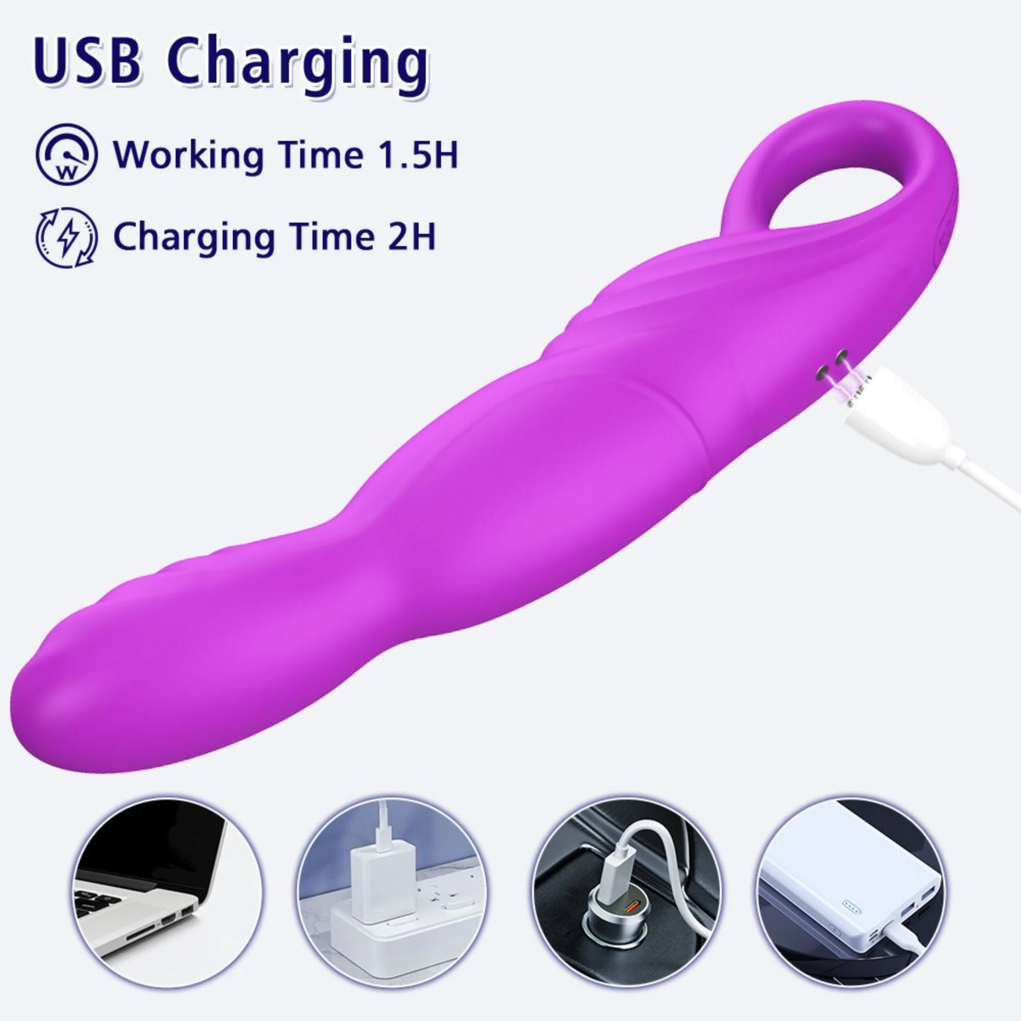 Rotating Rippled G-Spot Vibrator - Image 17