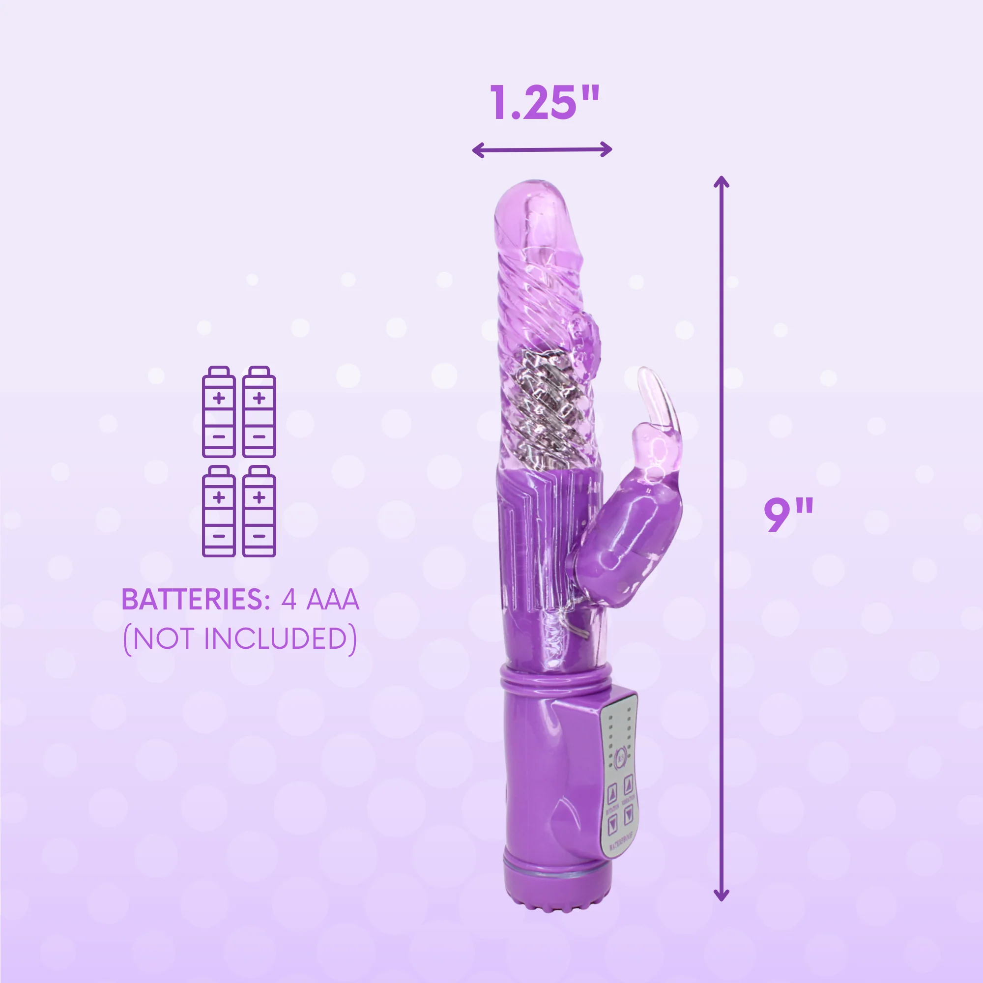 9 Inch Rotating Orgasm Rabbit - Image 8