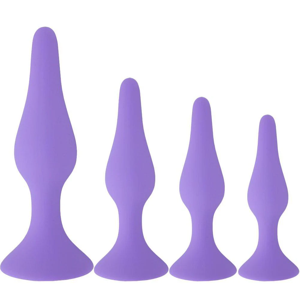 Silicone Anal Plug Kit - Set Of 4 - Image 2