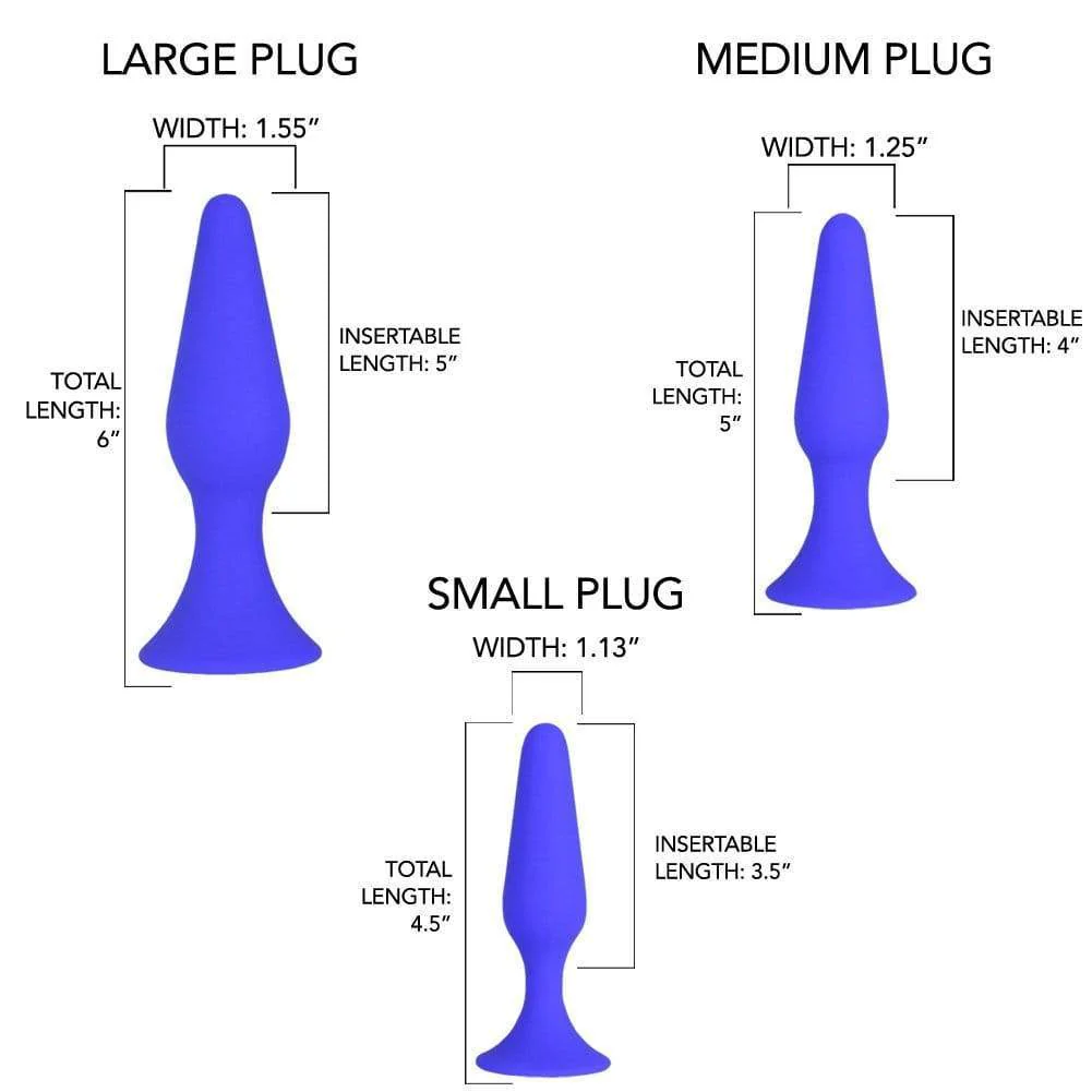 Silicone Anal Plug Kit - Image 7