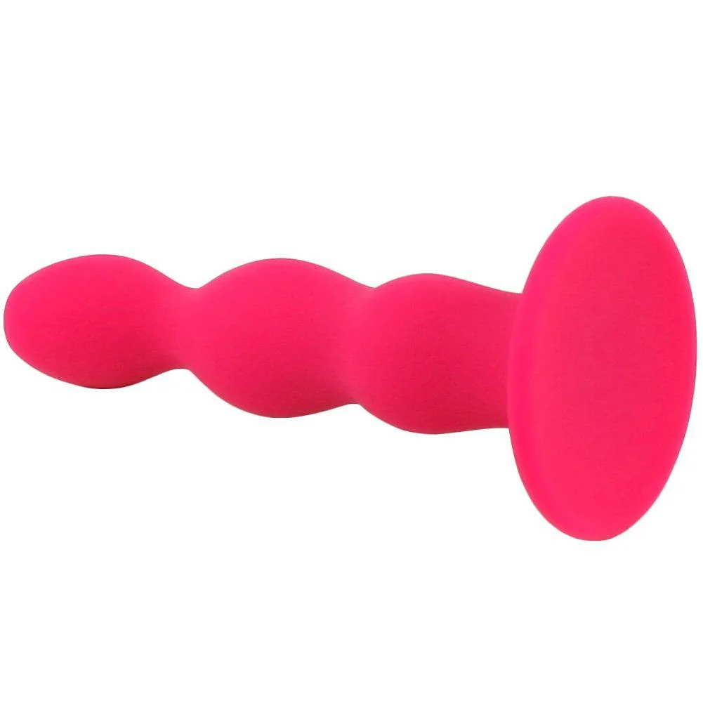 Bulbed Silicone Booty Love Anal Plug - Strong Suction Cup Base! - Image 2