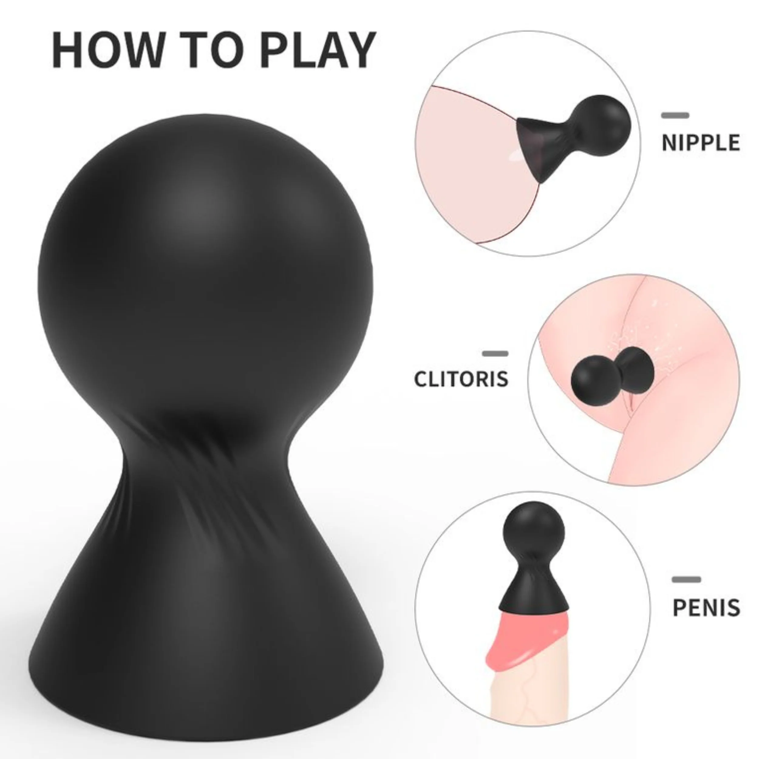 Silicone Nipple Suckers - Set of 2! - Image 6