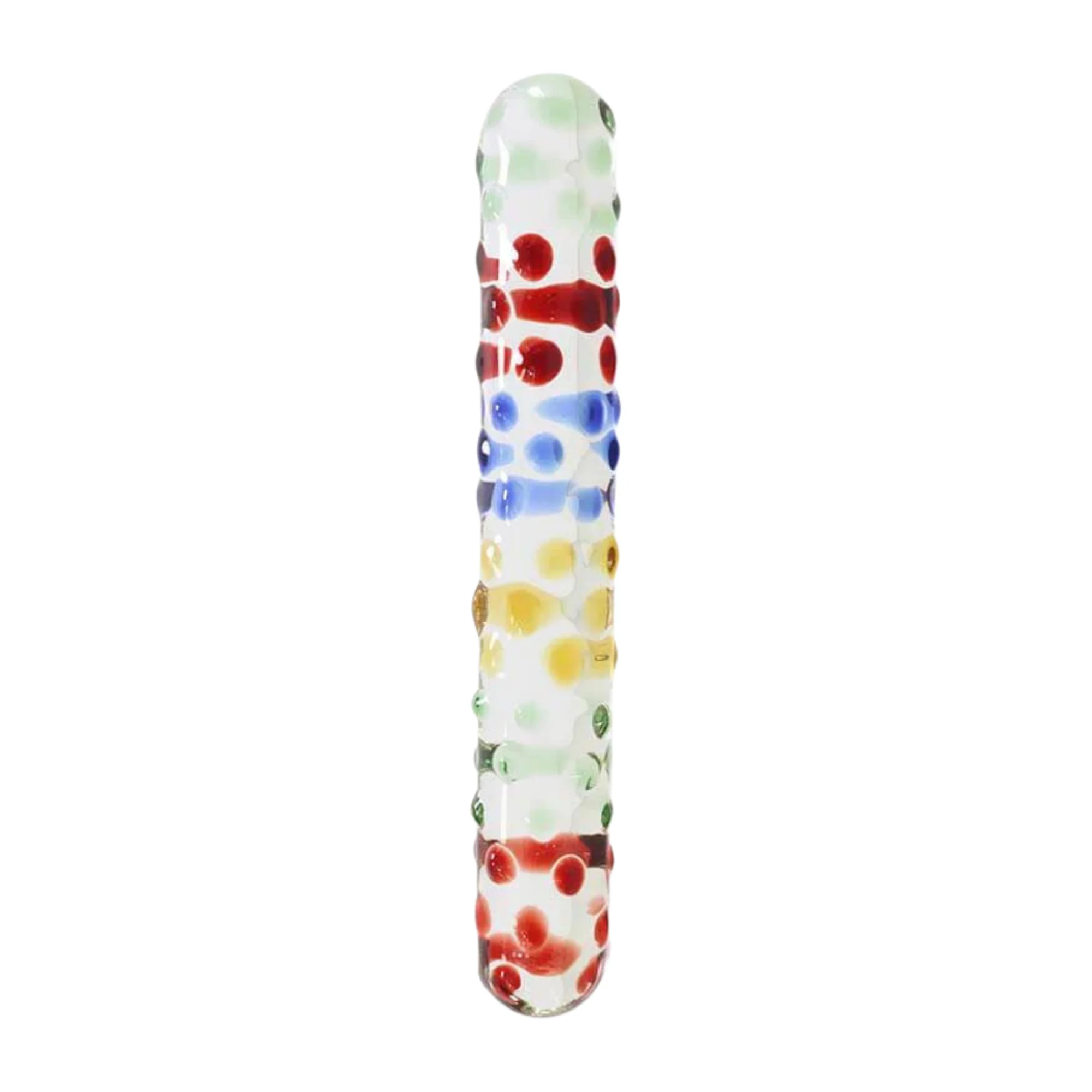 Iris Indulgence Smooth Nubby Glass G-Spot Dildo - Image 2