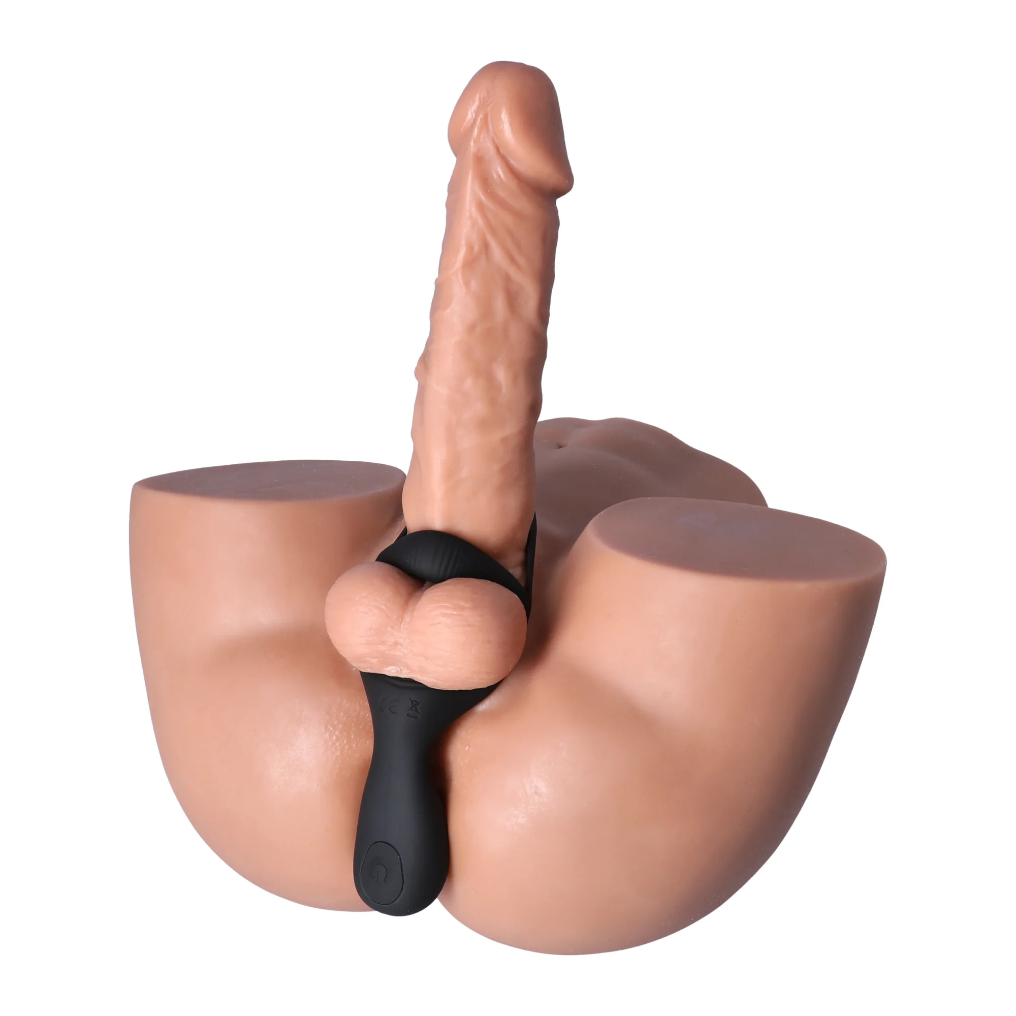 Double Cock Ring with Taint & Clit Stimulator - Strengthens Your O's! - Image 10