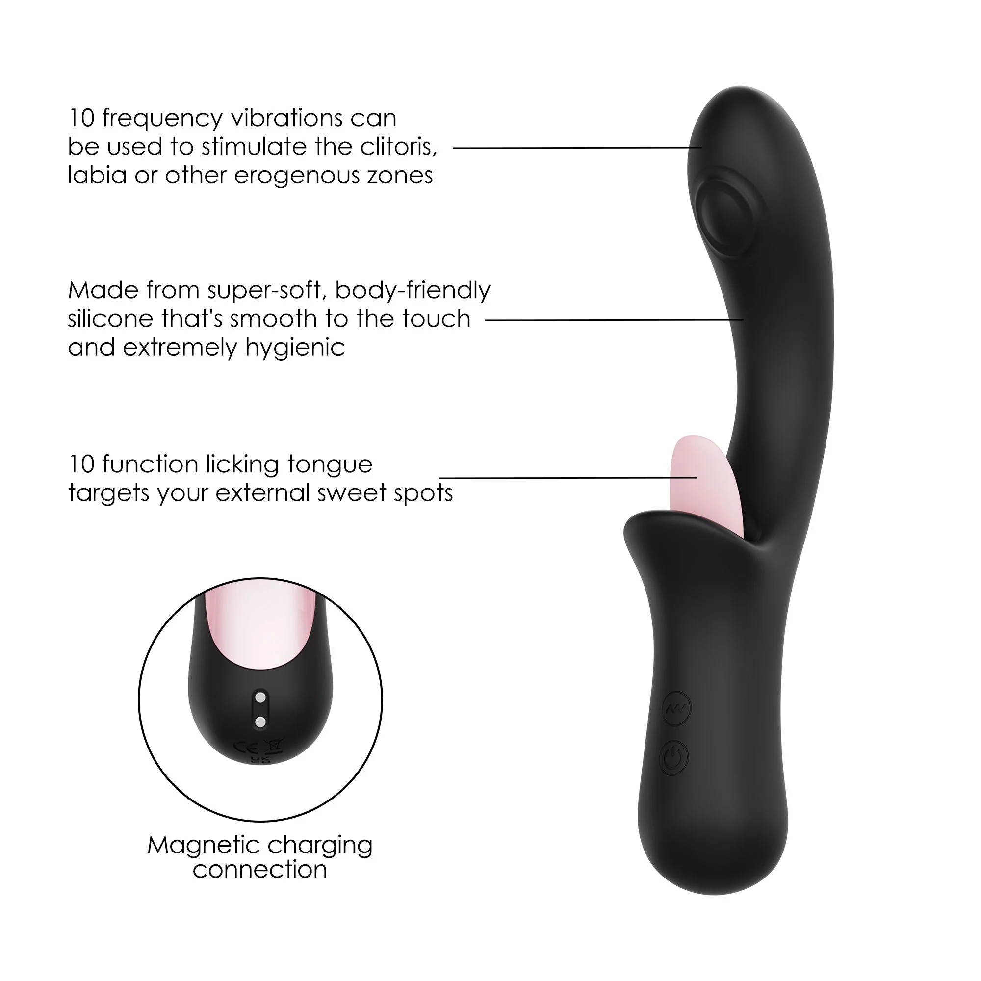 Thumping & Licking Silicone Rabbit - Hits That G-spot While Giving You Oral! - Image 9