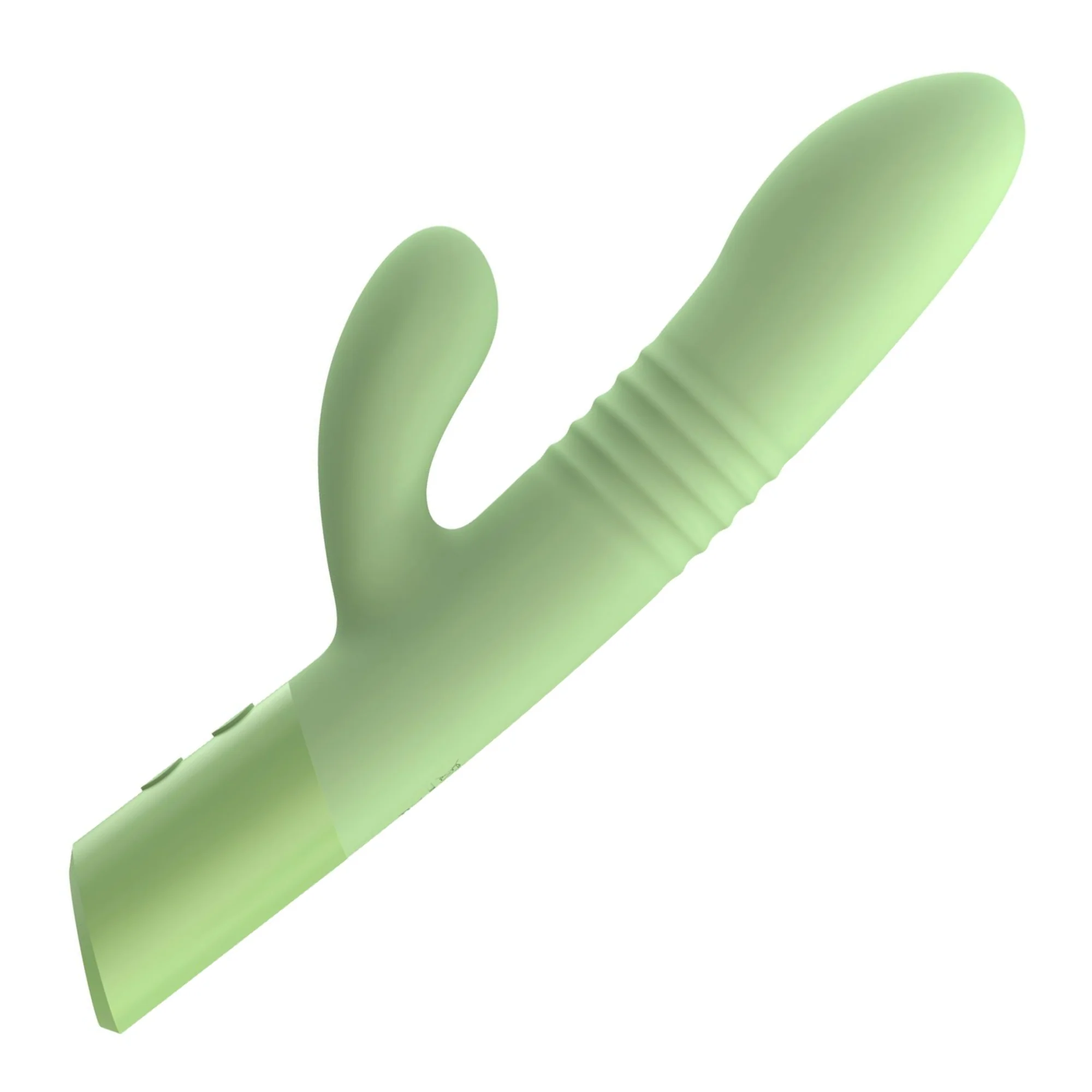 The Coelho - Telescopic Thrusting Silicone Rabbit Vibrator - Image 3