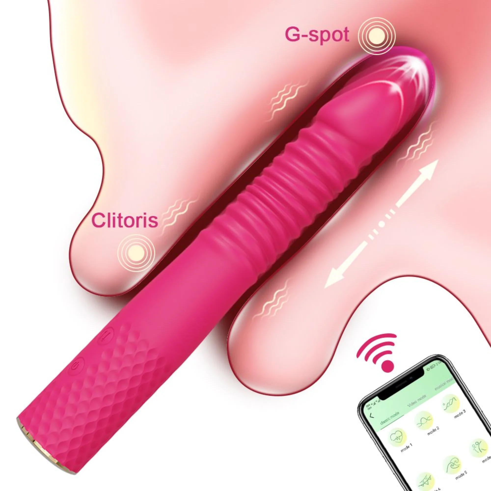 Thrusting and Vibrating Suction Cup Dildo - Easy, Deep, Hands-free O's! - Image 6