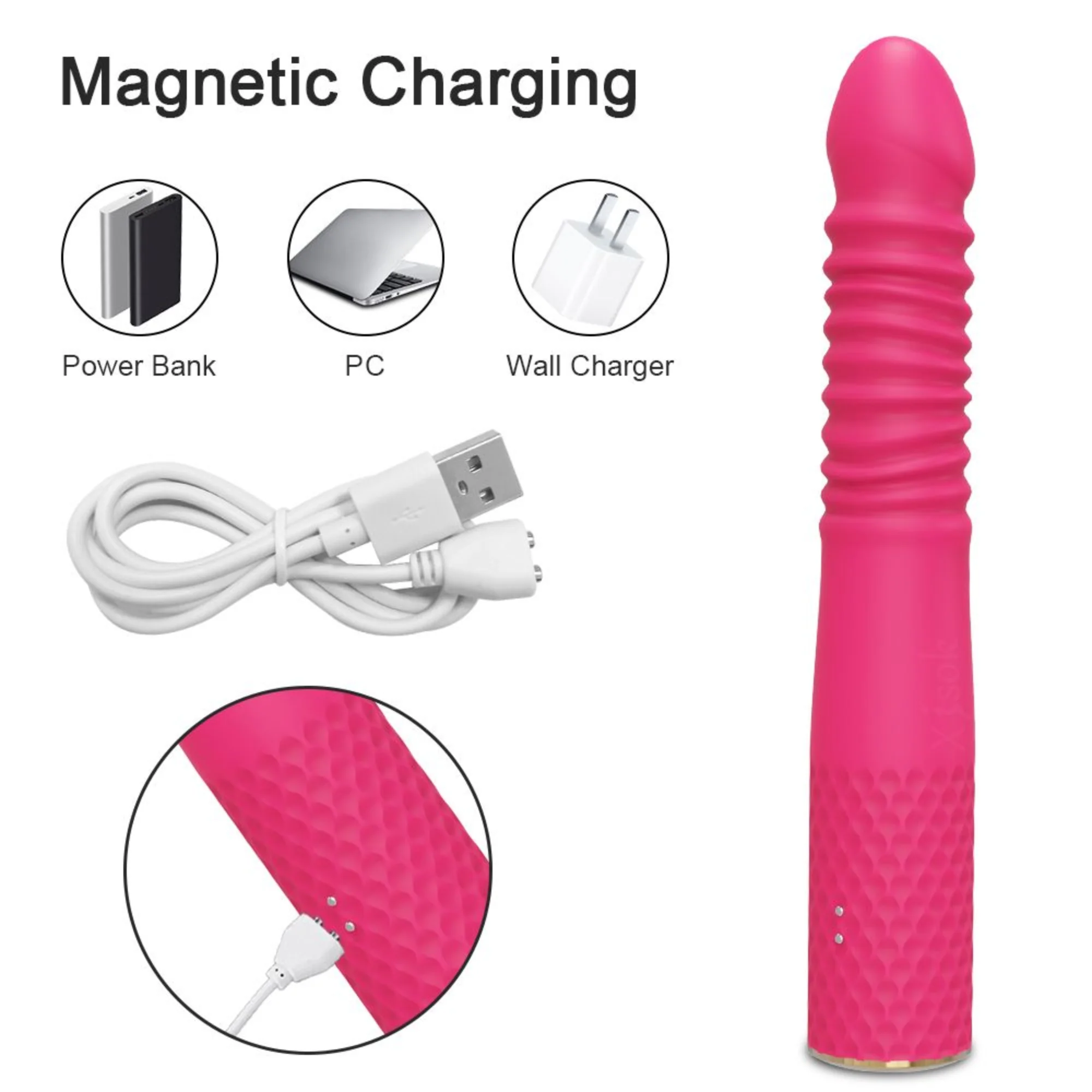 Thrusting and Vibrating Suction Cup Dildo - Easy, Deep, Hands-free O's! - Image 9