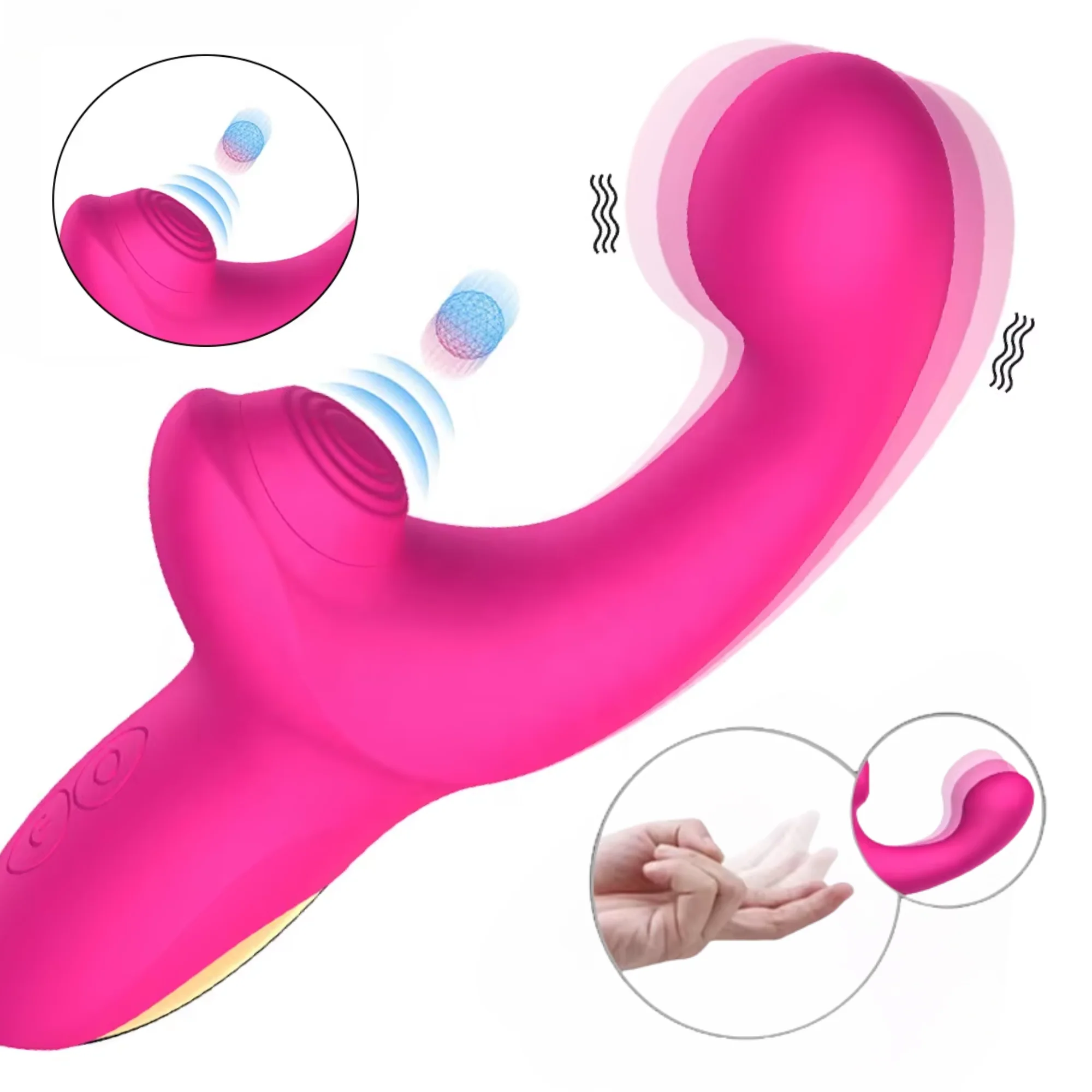 Thumping & Fingering Dual Action Vibrator - Experience the Ultimate Fingering Sensations! - Image 3