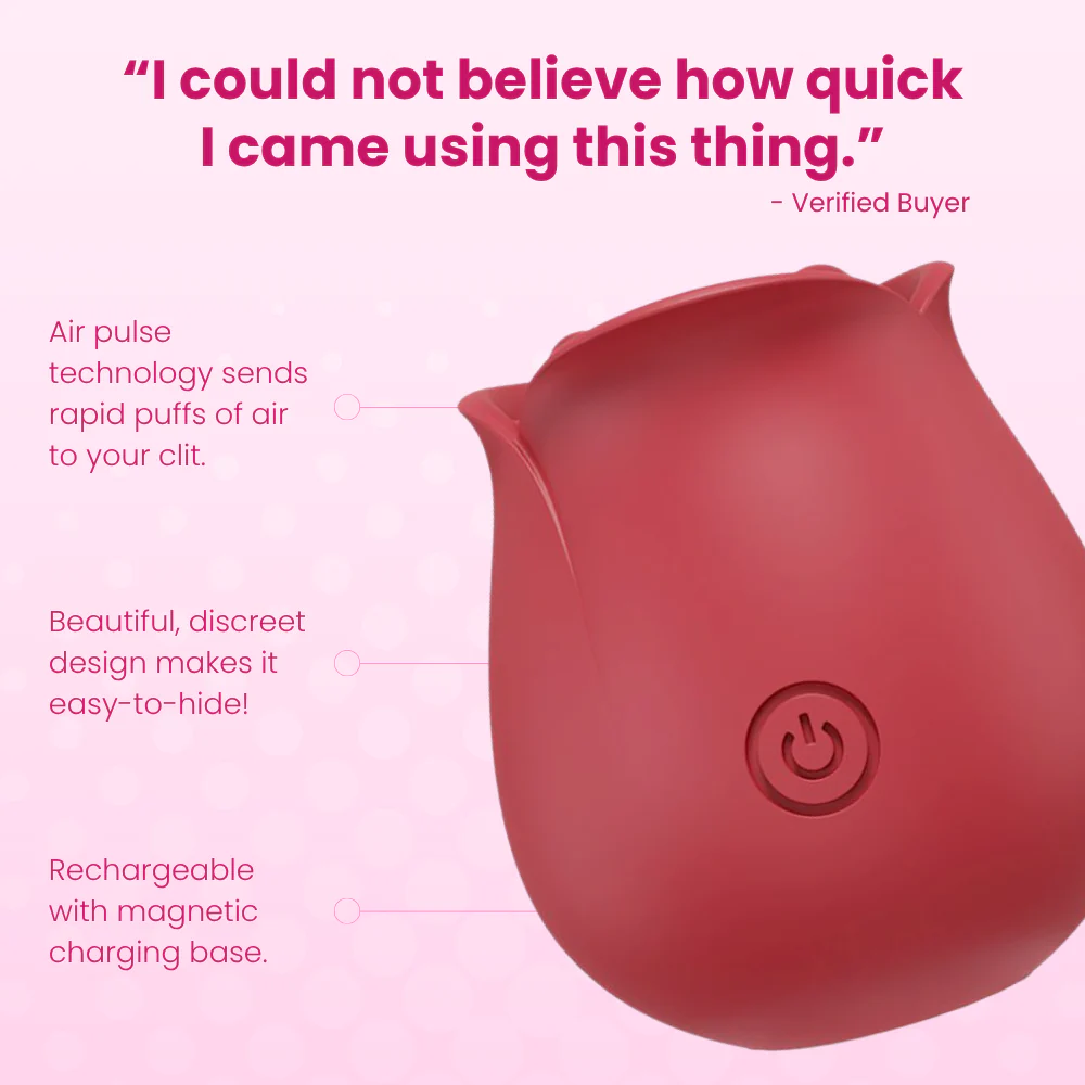 Euphoria #1 Selling Rose Sex Toy Air Pulse Stimulator - Image 3