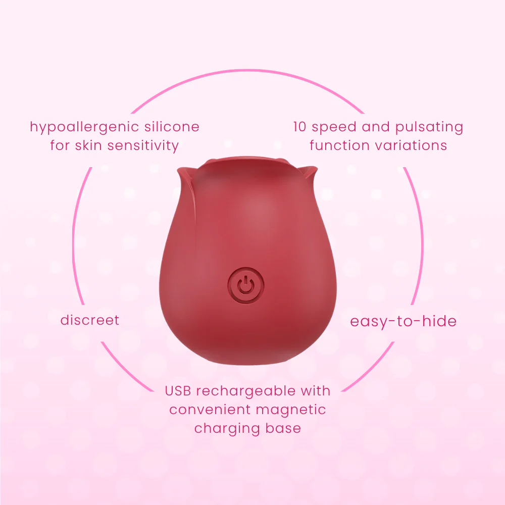 Euphoria #1 Selling Rose Sex Toy Air Pulse Stimulator - Image 4