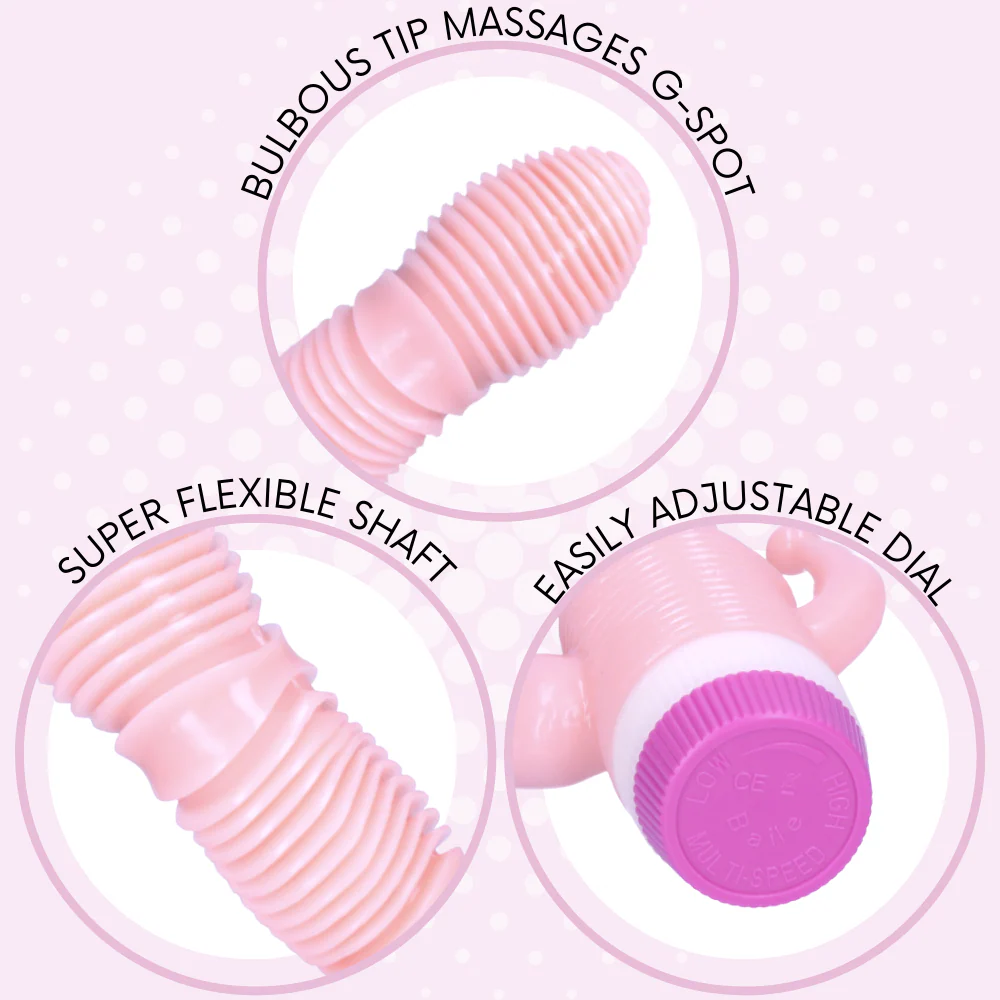 Rippled Triple Stimulating Power Vibrator - Image 5