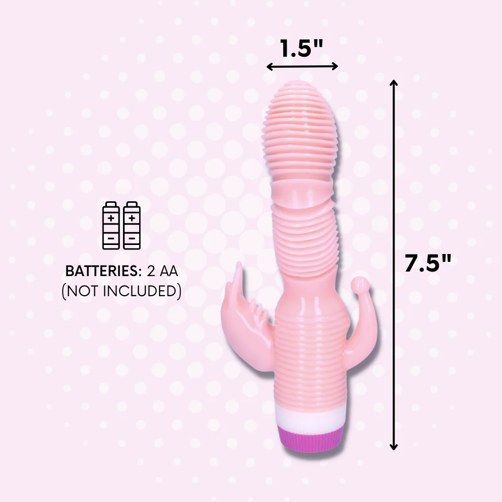 Rippled Triple Stimulating Power Vibrator - Image 9