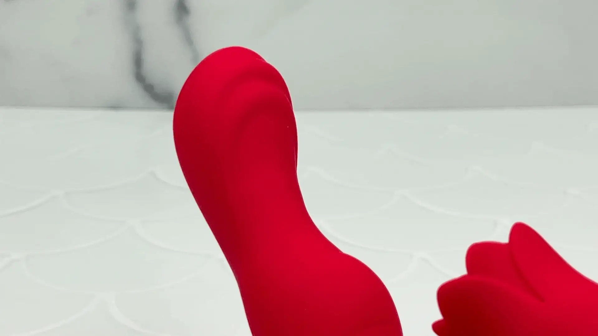 Twirling Tongue Tease - Silicone Rotating G-Spot Vibe & Clit Licking Rose - Image 2