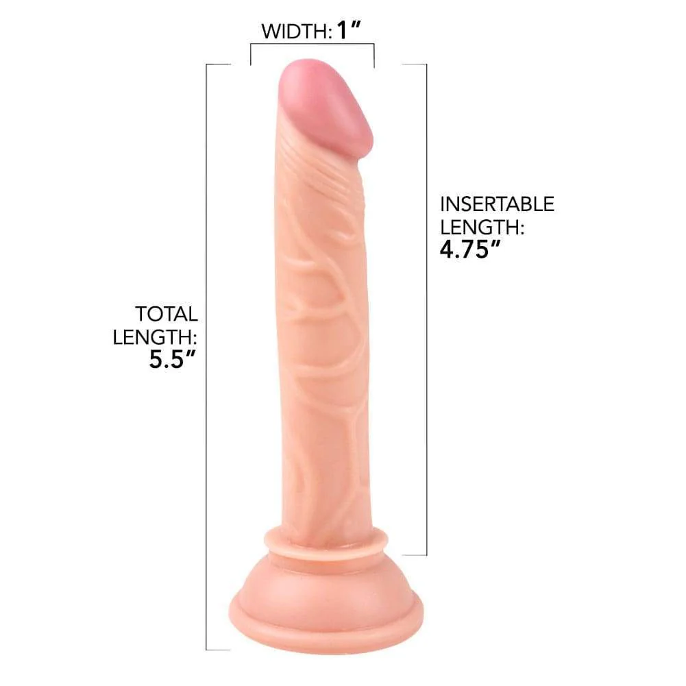 5 Inch Real Slim Beginner Dildo - Image 5