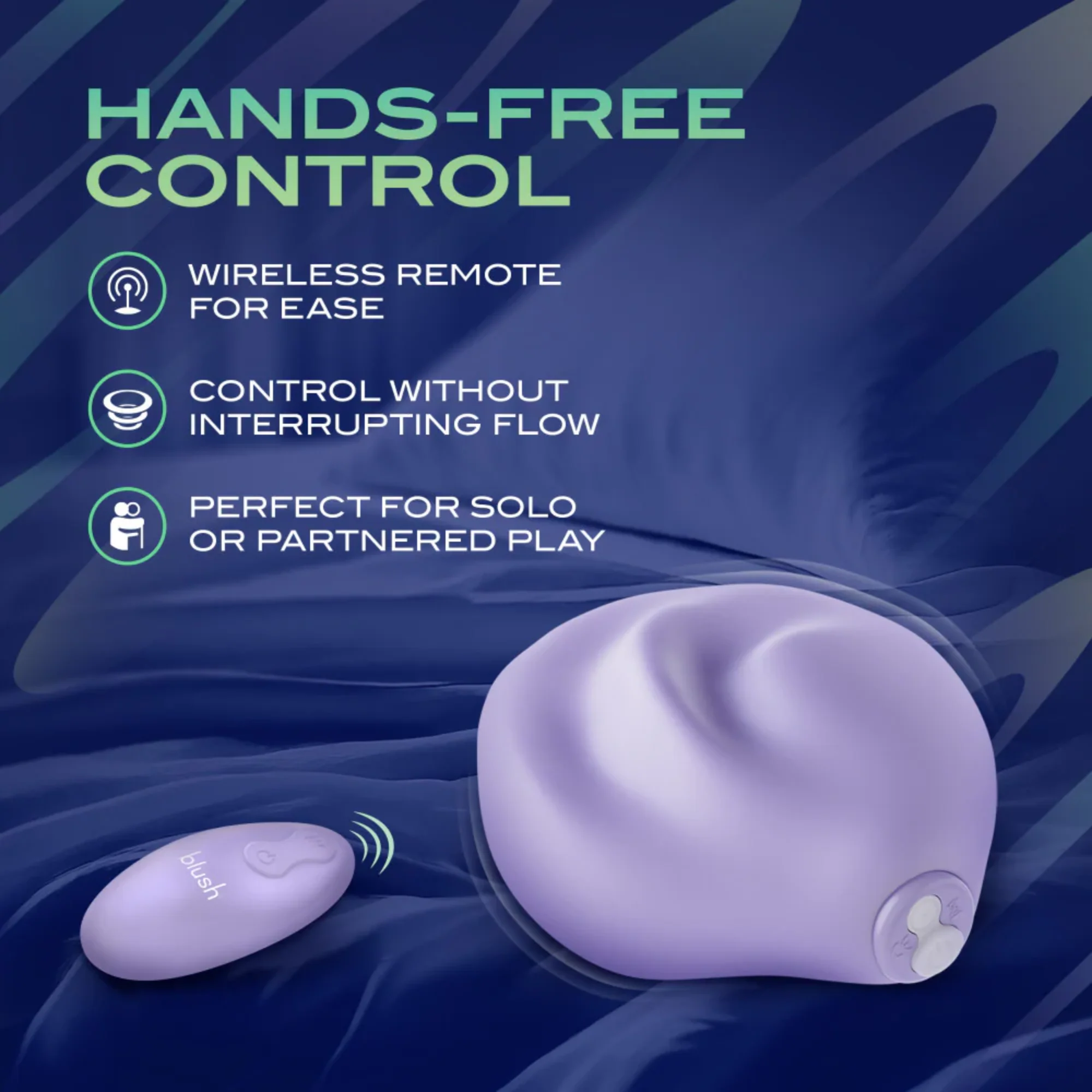 Urself Pulse Pad Rechargeable Silicone Grinder with Remote - Image 5