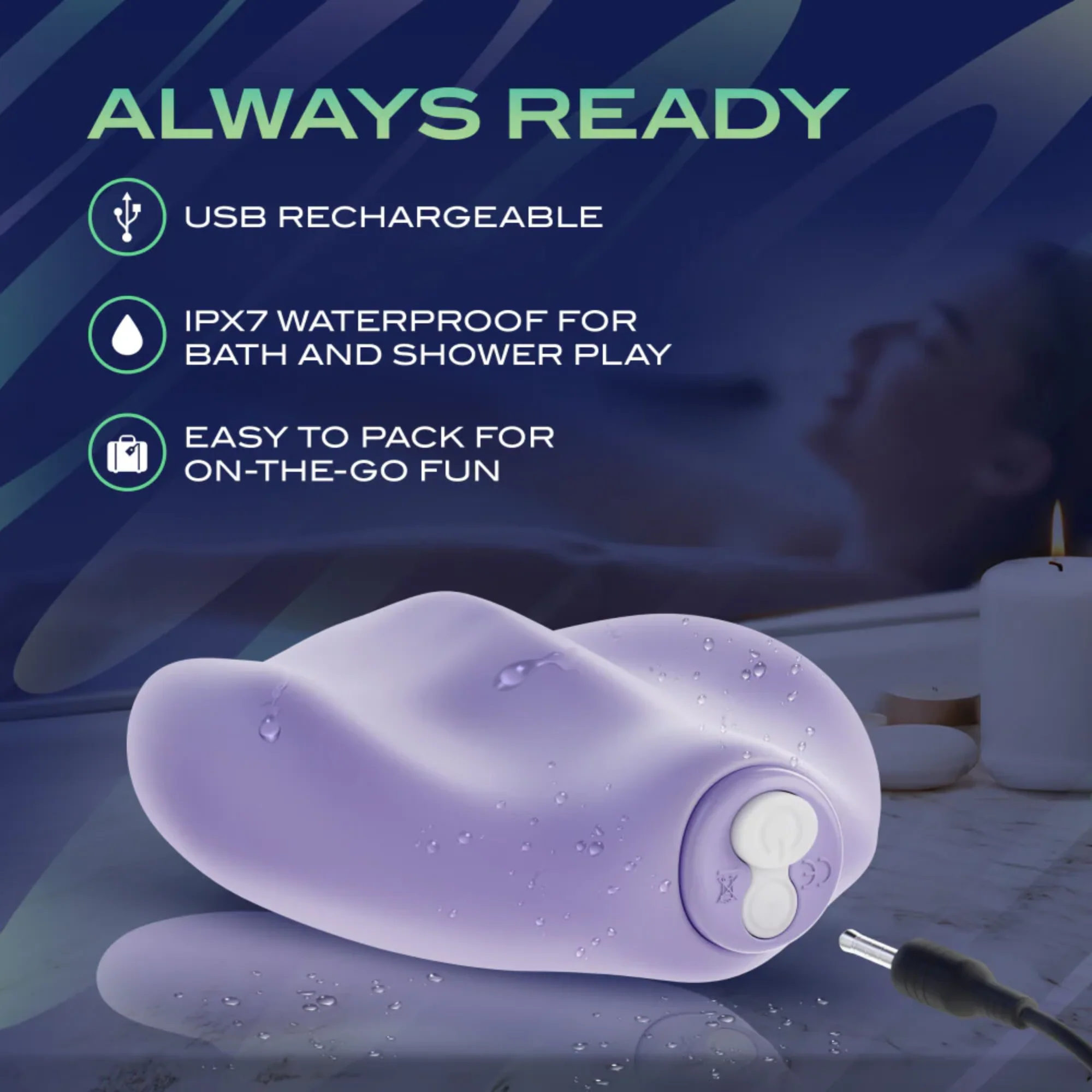 Urself Pulse Pad Rechargeable Silicone Grinder with Remote - Image 8